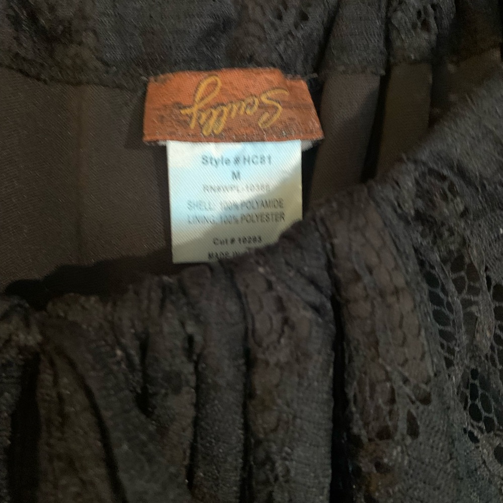 Scully Black Lace Dress